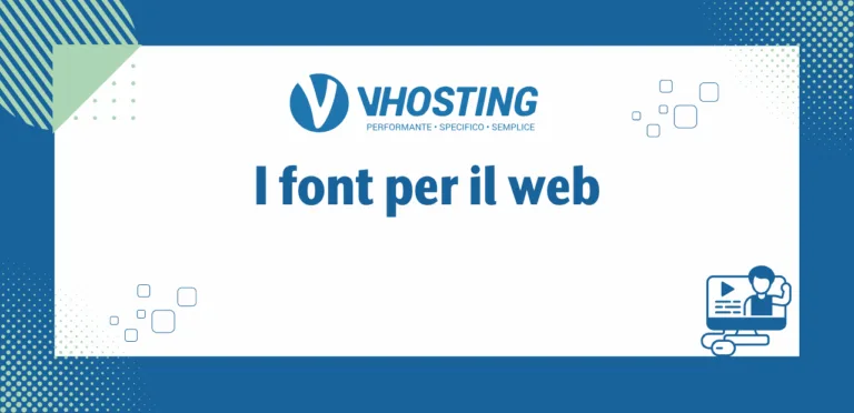 I font per il web I font per il web
