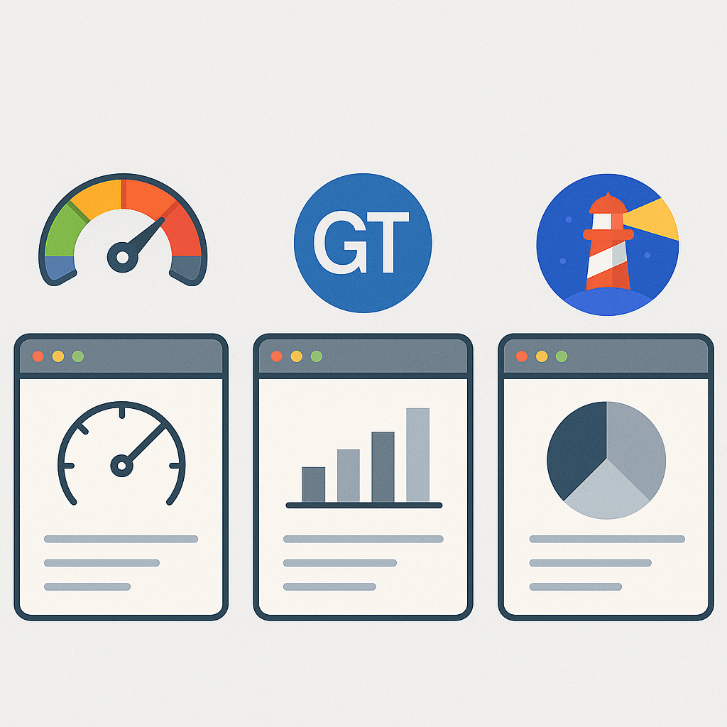 Performance: PageSpeed Insights vs GTmetrix vs Lighthouse