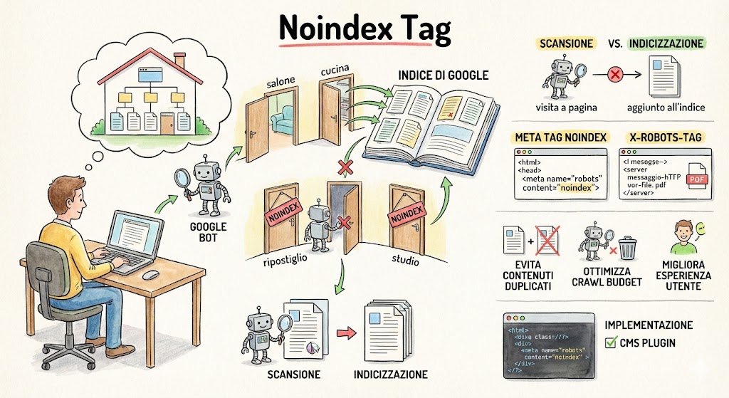 Noindex: cos’è questo tag e come usarlo Noindex: cos’è questo tag e come usarlo