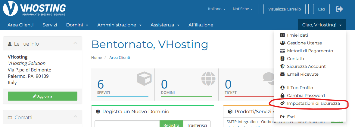 2FA: Come rendere sicuro il proprio account nel WHMCS 2FA nel WHMCS