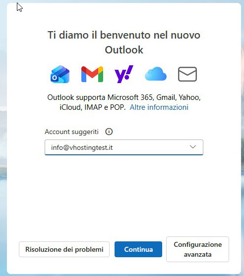 Come configurare le mail su Microsoft Outlook