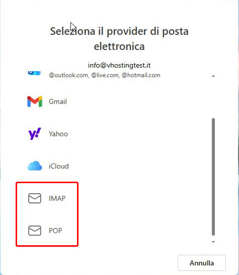 Come configurare le mail su Microsoft Outlook
