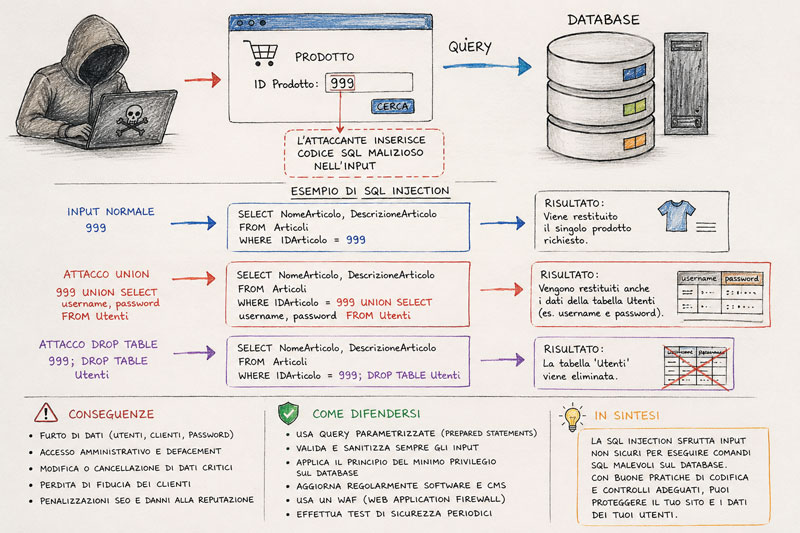 SQL Injection: cos’è e come fare a difendersi SQL Injection: cos’è e come fare a difendersi